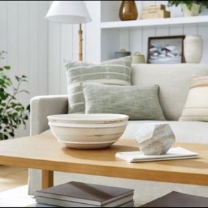 STUDIO MCGEE Washed Bowl Cream, NWT